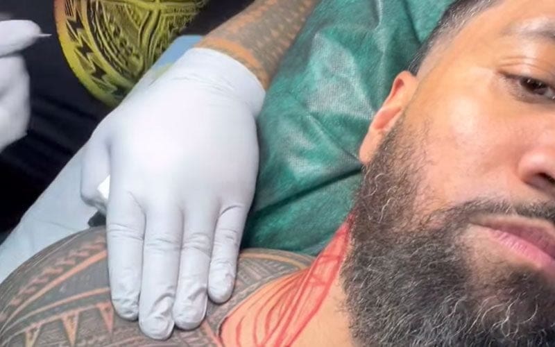 Jey Uso Shows Off Intense New Neck Tattoo
