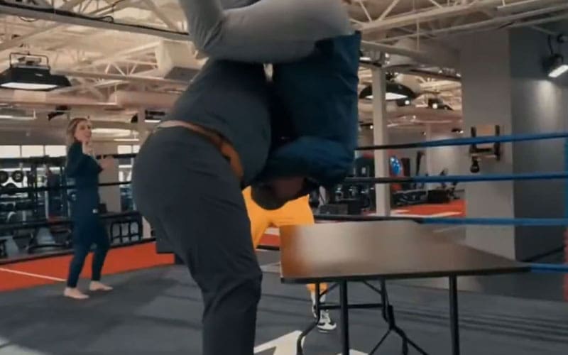 Julius Creed Slams UFC Broadcaster Through Table With Daniel Cormier’s Help on ESPN Weigh-In Show