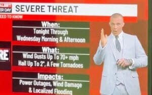 Kyle Fletcher Hilariously Hijacks Weather Report Ahead of AEW Dynamite