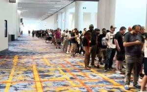 Massive Lines Form at WWE World as WrestleMania Week Begins Massive Lines Form at WWE World as WrestleMania Week Begins