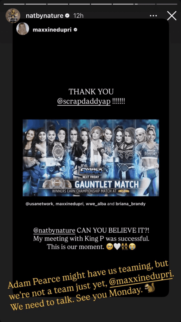 Natalya Shuts Down Team Status With Maxxine Dupri After WWE Announcement