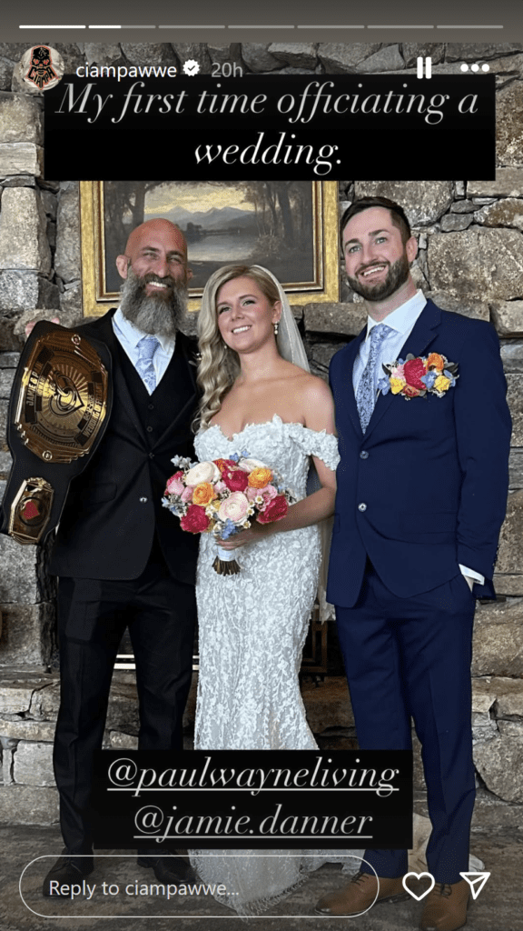 Tommaso Ciampa Shows Off New Championship—But It's Not from WWE