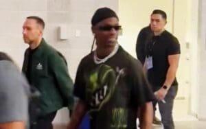 Travis Scott Reacts to “Receipt is Coming” Heckle at WWE World