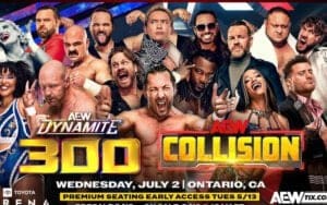 AEW Announces 300th Episode of Dynamite for July 2 in California