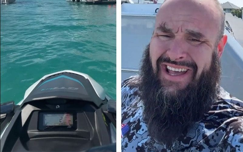Braun Strowman Hits the Water After WWE Release, Shows He’s Not Sweating It