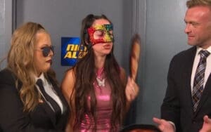 Chelsea Green Rocks Bedazzled Face Mask After Broken Nose on WWE SmackDown Chelsea Green Rocks Bedazzled Face Mask After Broken Nose on WWE SmackDown