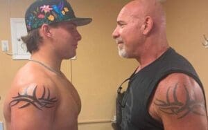 Gage Goldberg Shows Off Matching Tribal Tattoo with Dad Bill Goldberg