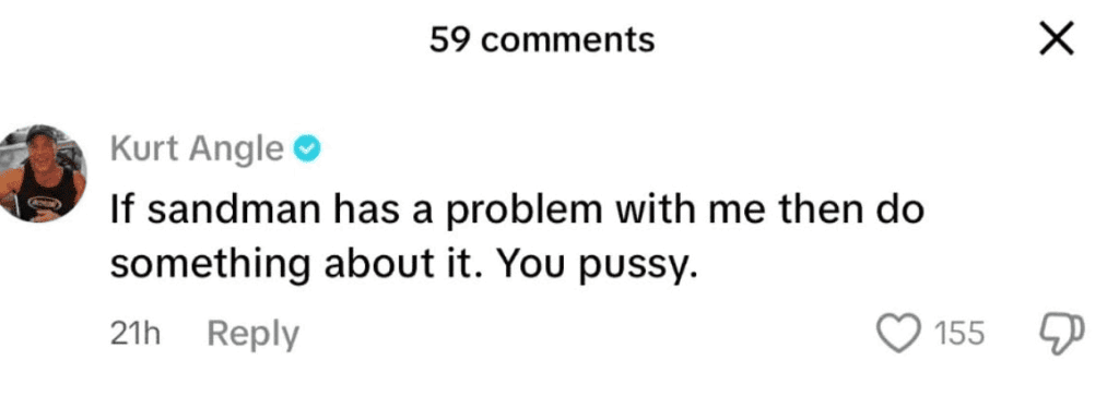 Kurt Angle Fires Back at Sandman After Being Called Out Over ECW Walkout