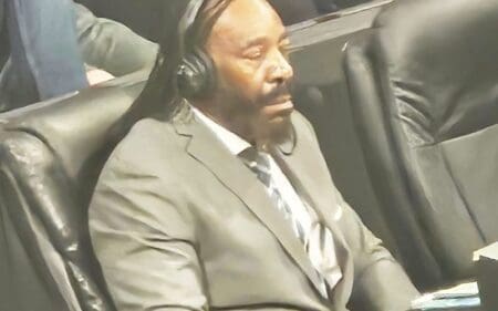 Photo of Booker T During May 20 WWE NXT Has Fans Convinced He Was Sleeping Again