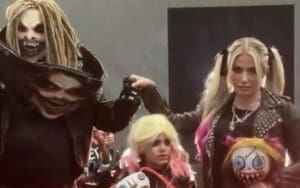 Alexa Bliss Walks Out with Mini-Fiend and Mini-Bliss at Fanatics Fest