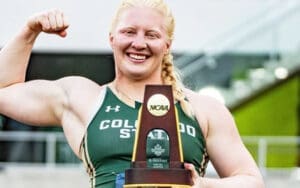 Brock Lesnar’s Daughter Mya Wins Yet Another NCAA Shot Put Title Brock Lesnar’s Daughter Mya Wins Yet Another NCAA Shot Put Title