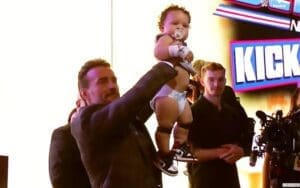 CM Punk Holds Up the Same Baby Again at Fanatics Fest 2025
