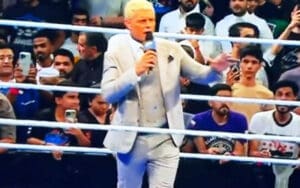 Cody Rhodes Fills Time with Impromptu Segment During WWE SmackDown Feed Outage Cody Rhodes Fills Time with Impromptu Segment During WWE SmackDown Feed Outage