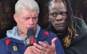 Cody Rhodes Says R-Truth’s Return Was WWE Listening to Fans