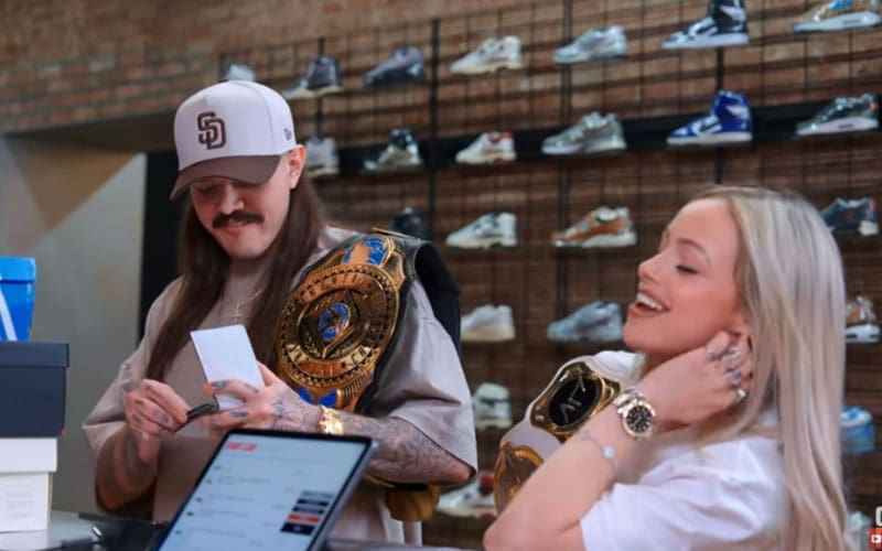 Dominik Mysterio Drops Nearly $10K on Sneakers for Liv Morgan During Complex Shopping Spree