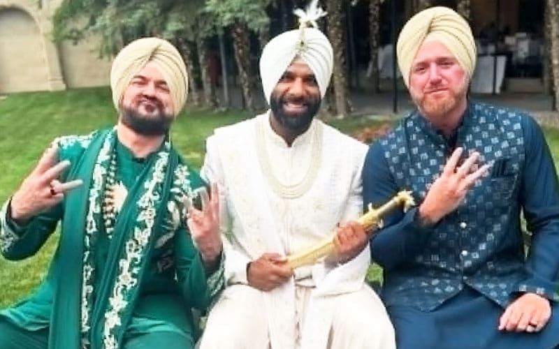 Drew McIntyre Has 3MB Reunion at Jinder Mahal’s Wedding Amid WWE TV Absence