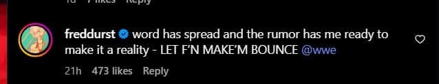 Fred Durst Ready to Work with WWE After False Bron Breakker Report Spreads