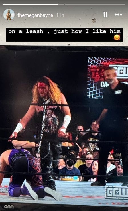 Joey Janela’s Brutal GCW Match Ends With a Kinky Nod from Real-Life Girlfriend Megan Bayne