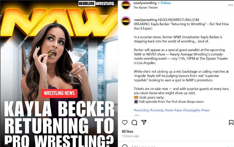 Kayla Braxton Set to Make First Wrestling Appearance After WWE Exit