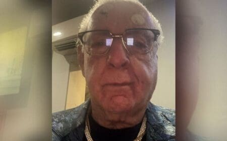 Ric Flair Posts Bandaged Selfie Following Skin Cancer Battle Reveal