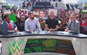 “We Want Truth” Hijacks WWE Money in the Bank Kickoff Panel in Los Angeles “We Want Truth” Hijacks WWE Money in the Bank Kickoff Panel in Los Angeles