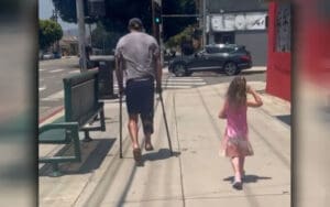 Becky Lynch Posts Video of Seth Rollins on Crutches After “Injury Work” Rumors Explode