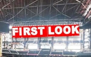 First Look at AEW All In: Texas Stage Construction at Globe Life Field