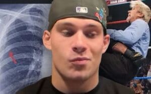 Gage Goldberg Had to Apologize for His Dad Breaking His Rib