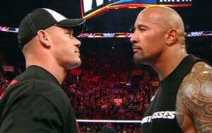 John Cena Admits Stirring Real-Life Drama with The Rock Was a “Professional Faux Pas” John Cena Admits Stirring Real-Life Drama with The Rock Was a “Professional Faux Pas”