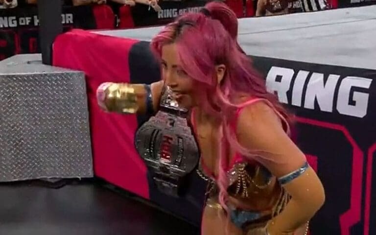 Mina Shirakawa Wins Interim ROH Women's World TV Title During Supercard of Honor