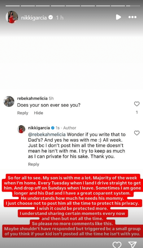 Nikki Bella Goes Off on Fans Asking If She Ever Sees Her Son