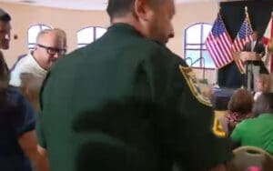 Protestor Disrupts Ron DeSantis’ Hulk Hogan Tribute With Angry Outburst Protestor Disrupts Ron DeSantis' Hulk Hogan Tribute With Angry Outburst