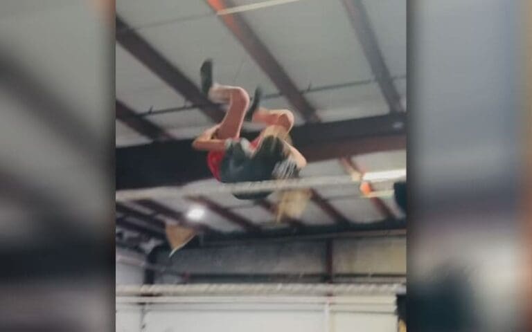 The Undertaker’s Daughter Kaia Shows Off Impressive Top-Rope Skills at WWE Performance Center