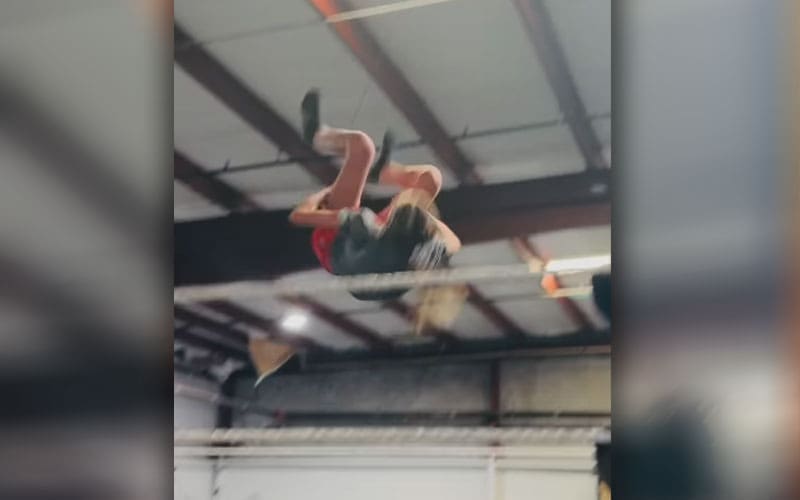 The Undertaker’s Daughter Kaia Shows Off Impressive Top-Rope Skills at WWE Performance Center