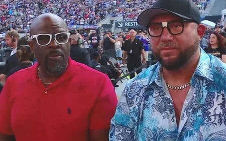 Dudley Boyz and Hardy Boyz Appear Live Before Tag Team TLC Match at SummerSlam Dudley Boyz and Hardy Boyz Appear Live Before Tag Team TLC Match at SummerSlam