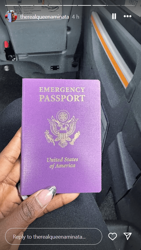 Queen Aminata Returning to U.S. After Passport Theft in London