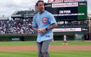 CM Punk Throws First Pitch at Chicago Bears Game Ahead of WWE SmackDown