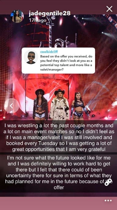 Jazmyn Nyx Reveals Uncertainty After WWE’s Low Offer