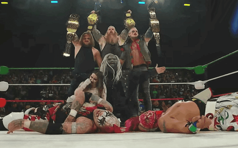 Wyatt Sicks Invade WWE x AAA Worlds Collide To Destroy Championship Team Wyatt Sicks Invade WWE x AAA Worlds Collide To Destroy Championship Team
