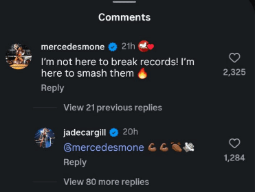 Jade Cargill Reacts to Mercedes Moné Surpassing Her TBS Championship Record