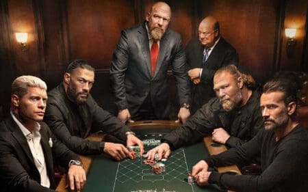 WWE Drops WrestleMania 42 Poster Featuring Roman Reigns, CM Punk, Cody Rhodes & Brock Lesnar at Poker Table
