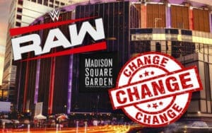 WWE Shakes Up Plan For RAW In Madison Square Garden
