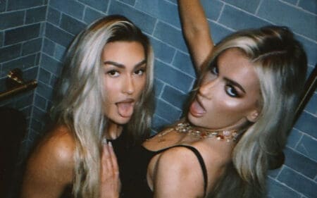 Blake Monroe Straddles Izzi Dame in Sultry Bathroom Photos