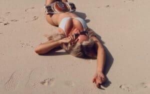 Blake Monroe Taunts Sol Ruca With Bikini Photo and NXT Title in Hand Blake Monroe Taunts Sol Ruca With Bikini Photo and NXT Title in Hand