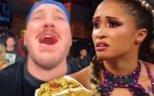 Ex-WWE LFG Star BJ Ray Heckles Kelani Jordan From Front Row at TNA Turning Point