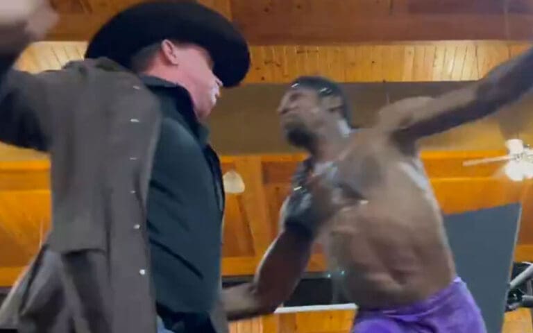JBL Drops Former WWE Star Velveteen Dream With a Brutal Clothesline From Hell at MCW Show JBL Drops Former WWE Star Velveteen Dream With a Brutal Clothesline From Hell at MCW Show