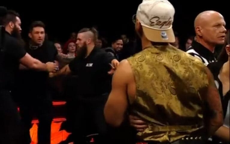 Ricochet Gets Into Heated Altercation with Michael Ray During Thanksgiving AEW Collision Ricochet Gets Into Heated Altercation with Michael Ray During Thanksgiving AEW Collision