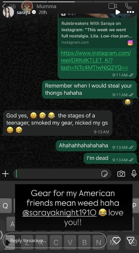 Saraya Reveals Private DMs With Her Mom Confirming She Stole Thong