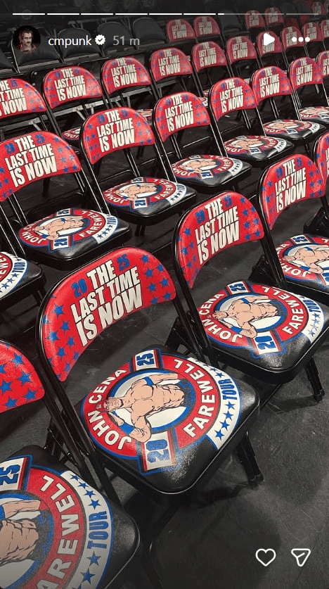 WWE Rolls Out Special ‘Last Time Is Now’ Chairs for John Cena’s Final RAW at MSG