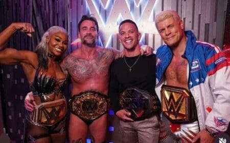 WWE Takes Subtle Shot at AEW With Championship Photoshoot